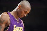 NEW YORK - FEBRUARY 2: Kobe Bryant #24 of the Los Angeles Lakers looks on against the New York Knicks on February 2, 2009 at Madison Square Garden in New York City. NOTE TO USER: User expressly acknowledges and agrees that, by downloading and or using this photograph, User is consenting to the terms and conditions of the Getty Images License Agreement. (Photo by: Nick Laham/Getty Images)