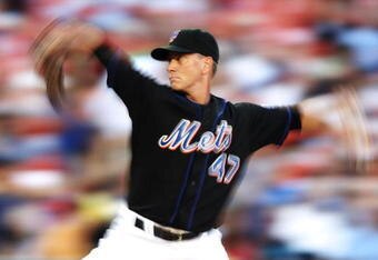 NEW YORK - JULY 25:  Tom Glavine #47 of the New York Mets pitches against the Pittsburgh Pirates during their game at Shea Stadium on July 25, 2007 in the Queens borough of  the Flushing neighborhood New York City.  (Photo by Al Bello/Getty Images)