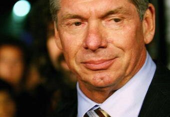 ORANGE, CA - MAY 08:  Wrestler Vince McMahon arrives at the Lions Gate Premiere of 'See No Evil' at the Century Stadium Promenade 25 on May 8, 2006 in Orange, California.  (Photo by Michael Buckner/Getty Images)