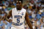 GREENSBORO, NC - MARCH 21:  Ty Lawson #5 of the North Carolina Tar Heels run the point against the Louisiana State University Tigers during the second round of the NCAA Division I Men's Basketball Tournament at the Greensboro Coliseum on March 21, 2009 in Greensboro, North Carolina.  (Photo by Streeter Lecka/Getty Images)