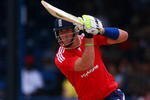 PORT-OF-SPAIN, TRINIDAD AND TOBAGO - MARCH 15:  Kevin Pietersen of England hits out during The Twenty20 International Match between The West Indies and England played at The Queen's Park Oval on March 15, 2009 in Port-of-Spain, Trinidad.  (Photo by Julian Herbert/Getty Images)
