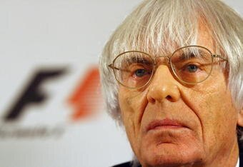 LONDON - NOVEMBER 26:  Bernie Ecclestone Chief Executive Officer of the Formula One Group attends an press conference on November 26, 2008 in London. LG Electronics has announced it is to become a Global Partner of Formula 1.  (Photo by Peter Macdiarmid/Getty Images)