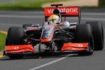 MELBOURNE, AUSTRALIA - MARCH 27:  Lewis Hamilton of Great Britain and McLaren Mercedes drives during practice for the Australian Formula One Grand Prix at the Albert Park Circuit on March 27, 2009 in Melbourne, Australia.  (Photo by Robert Cianflone/Getty Images)
