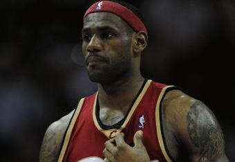 SAN ANTONIO - FEBRUARY 27:  LeBron James #23 of the Cleveland Cavaliers during play against the San Antonio Spurs on February 27, 2009 at AT&T Center in San Antonio, Texas.  NOTE TO USER: User expressly acknowledges and agrees that, by downloading and/or using this Photograph, user is consenting to the terms and conditions of the Getty Images License Agreement.  (Photo by Ronald Martinez/Getty Images)