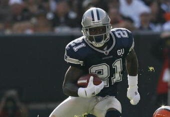 CLEVELAND - SEPTEMBER 7:  Adam Jones #21 of the Dallas Cowboys returns a punt during the game against the Cleveland Browns at Cleveland Browns Stadium on September 7, 2008 in Cleveland, Ohio.  (Photo by Kevin C. Cox/Getty Images)