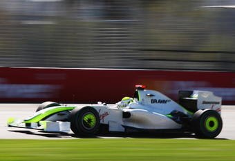 MELBOURNE, AUSTRALIA - MARCH 28:  Jenson Button of Great Britain and Brawn GP drives during the practice session prior to qualifying for the Australian Formula One Grand Prix at the Albert Park Circuit on March 28, 2009 in Melbourne, Australia.  (Photo by Clive Mason/Getty Images)