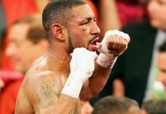 LAS VEGAS, NV - MAY 7: Diego Corrales celebrates after defeating  Jose Luis Castillo during their World Lightweight Unification bout on May 7, 2005 at The Mandalay Bay in Las Vegas, Nevada. Corrales won the fight after the referee stopped the fight in the tenth round. (Photo by Nick Laham/Getty Images). 