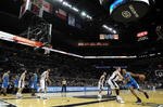 SAN ANTONIO - JANUARY 31:  David West #30 of the New Orleans Hornets drives the ball past Matt Bonner #15 of the San Antonio Spurs on January 31, 2009 at AT&T Center in San Antonio, Texas.  NOTE TO USER: User expressly acknowledges and agrees that, by downloading and/or using this Photograph, user is consenting to the terms and conditions of the Getty Images License Agreement.  (Photo by Ronald Martinez/Getty Images)