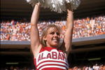 24 Oct 1998:  A close up of a Alabama Crimson Tide Cheerleader as she smiles during the game against the Tennessee Volunteers at the Neyland Stadium in Knoxville, Tennessee. The Volunteers defeated the Crimson Tide 35-18. Mandatory Credit: Scott Halleran/Allsport