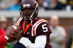 ATLANTA - OCTOBER 17:  Quarterback Tyrod Taylor #5 of the Virginia Tech Hokies against the Georgia Tech Yellow Jackets at Bobby Dodd Stadium on October 17, 2009 in Atlanta, Georgia.  (Photo by Kevin C. Cox/Getty Images)