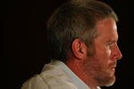 GREEN BAY, WI - MARCH 06: Quarterback Brett Favre of the Green Bay Packers announces his retirement at a press conference on March 6, 2008 at Lambeau Field in Green Bay, Wisconsin. (Photo by Jonathan Daniel/Getty Images)