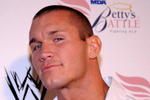 HOLLYWOOD - AUGUST 21:  Wrestler Randy Orton arrives at the WWE's SummerSlam Kickoff Party at H-Wood Club on August 21, 2009 in Hollywood, California.  (Photo by Frazer Harrison/Getty Images)