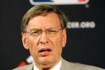 NEW YORK - JULY 15:  Commissioner of Major League Baseball Bud Selig speaks at a press conference before the 79th MLB All-Star Game at Yankee Stadium on July 15, 2008 in the Bronx borough of New York City.  (Photo by Mike Stobe/Getty Images)