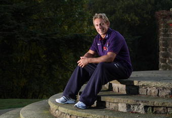 BAGSHOT, ENGLAND - OCTOBER 29:  Jonny Wilkinson, the England standoff poses during the media session held at Pennyhill Park Hotel on October 29, 2009 in London, England.  (Photo by David Rogers/Getty Images)