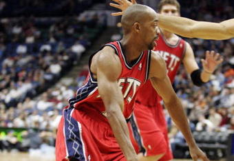 MINNEAPOLIS - OCTOBER 28: Rafer Alston #1 of the New Jersey Nets drives to the basket against the Minnesota Timberwolves at the Target Center on October 28, 2009 in Minneapolis, Minnesota. The Timberwolves defeated the Nets 95-93. NOTE TO USER: User expressly acknowledges and agrees that, by downloading and or using this photograph, User is consenting to the terms and conditions of the Getty Images License Agreement. (Photo by Genevieve Ross/Getty Images)