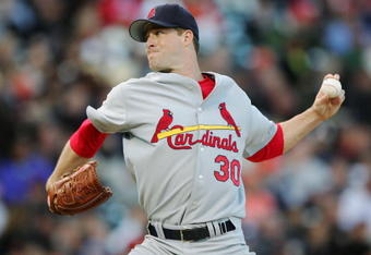 SAN FRANCISCO - MAY 22:  Mark Mulder #30 of the St. Louis Cardinals pitches against the San Francisco Giants at AT&T Park May 22, 2006 in San Francisco, California.  (Photo by Jed Jacobsohn/Getty Images)