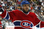 TORONTO, ON - OCTOBER 1:  Tomas Plekanec #14 of the Montreal Canadiens celebrates a goal in a game against the Toronto Maple Leafs on October 1, 2009 at the Air Canada Centre in Toronto, Ontario. The Canadiens dfeated the Leafs 4-3 in overtime. (Photo by Claus Andersen/Getty Images)