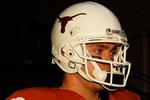 DALLAS - OCTOBER 17:  Quarterback Colt McCoy #12 of the Texas Longhorns at Cotton Bowl on October 17, 2009 in Dallas, Texas.  (Photo by Ronald Martinez/Getty Images)