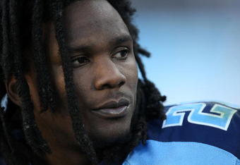 NASHVILLE, TN - NOVEMBER 01:  Chris Johnson #28 of the Tennessee Titans looks on against the Jacksonville Jaguars during their game at LP Field on November 1, 2009 in Nashville, Tennessee.  (Photo by Streeter Lecka/Getty Images)