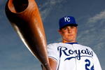 SURPRISE, AZ - FEBRUARY 25:  Mark Teahen #24 of the Kansas City Royals poses for a portrait during spring training on February 25, 2008 at Suprise Stadium in Surprise, Arizona.  (Photo by Jamie Squire/Getty Images)
