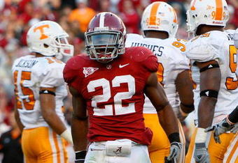 TUSCALOOSA, AL - OCTOBER 24:  Mark Ingram #22 of the Alabama Crimson Tide reacts after rushing for a first down against the Tennessee Volunteers at Bryant-Denny Stadium on October 24, 2009 in Tuscaloosa, Alabama.  (Photo by Kevin C. Cox/Getty Images)