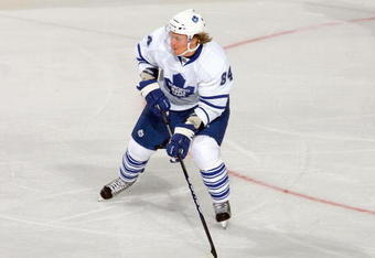 BUFFALO, NY - OCTOBER 30:  Mikhail Grabovski #84of the Toronto Maple Leafs skates against the Buffalo Sabres at HSBC Arena on October 30, 2009 in Buffalo, New York. (Photo by Rick Stewart/Getty Images)