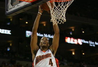 OAKLAND, CA - OCTOBER 28:  Anthony Randolph #4 of the Golden State Warriors shoots the ball during their game against the Houston Rockets at Oracle Arena on October 28, 2009 in Oakland, California.  (Photo by Ezra Shaw/Getty Images)