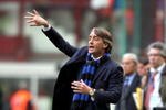 MILAN, ITALY - MARCH 16:   Roberto Mancini of Inter gestures during the Serie A match between Inter and Palermo at the Stadio Meazza San Siro on March 16, 2008 in Milano, Italy. (Photo by New Press/Getty Images)
