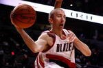 PORTLAND, OR - OCTOBER 27:  Steve Blake #2 of the Portland Trail Blazers drives against the Houston Rockets during the season opener on October 27, 2009 at the Rose Garden in Portland, Oregon. NOTE TO USER: User expressly acknowledges and agrees that, by downloading and or using this Photograph, user is consenting to the terms and conditions of the Getty Images License Agreement.  (Photo by Jonathan Ferrey/Getty Images)