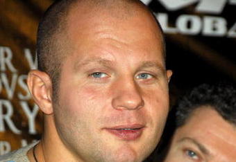 NEW YORK - JANUARY 20:  Heavyweight mixed martial arts champion Fedor 'The Last Emperor' Emelianenko of Russia attends the 'Day of Reckoning' press conference at Trump Tower January 20, 2009 in New York City.  (Photo by Joe Corrigan/Getty Images)