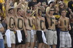 ORLANDO, FL - OCTOBER 20: Fans of the University of Central Florida Golden Knights cheer play against the Tulsa Golden Hurricane at Bright House Stadium on October 20, 2007 in Orlando, Florida.  UCF won 44 - 23. (Photo by Al Messerschmidt/Getty Images)