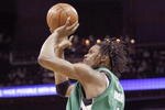CHARLOTTE, NC - MARCH 16:  Chris Bosh #4 of the Toronto Raptors makes a jumpshot against the Charlotte Bobcats during their game at Time Warner Cable Arena on March 16, 2009 in Charlotte, North Carolina.  NOTE TO USER: User expressly acknowledges and agrees that, by downloading and/or using this Photograph, user is consenting to the terms and conditions of the Getty Images License Agreement. (Photo by: Streeter Lecka/Getty Images)