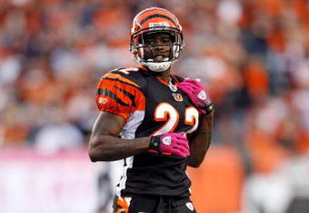 CINCINNATI - OCTOBER 25:  Johnathan Joseph #22  of the Cincinnati Bengals is pictured during the NFL game against the Chicago Bears at Paul Brown Stadium on October 25, 2009 in Cincinnati, Ohio.  The Bengals won 45-10.  (Photo by Andy Lyons/Getty Images)