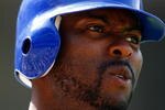 LOS ANGELES, CA - AUGUST 22:  Milton Bradley #21 of the Chicago Cubs looks on against the Los Angeles Dodgers at Dodger Stadium on August 22, 2009 in Los Angeles, California. The Dodgers defeated the Cubs 2-0.  (Photo by Jeff Gross/Getty Images)
