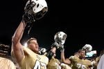ORLANDO, FL - OCTOBER 20: Linebacker T. J. Harnden #47 of the University of Central Florida Golden Knights celebrates after play against the Tulsa Golden Hurricane at Bright House Stadium on October 20, 2007 in Orlando, Florida.  UCF won 44 - 23. (Photo by Al Messerschmidt/Getty Images)