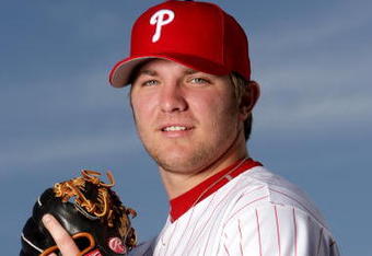 CLEARWATER, FL - FEBRUARY 24:  Kyle Drabek of the Philadelphia Phillies poses during Photo Day on February 24, 2007 at Brighthouse Networks Field in Clearwater, Florida. (Photo by Al Bello/Getty Images)