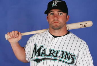 JUPITER, FL - FEBRUARY 22:  Dan Uggla #6 of the Florida Marlins poses during photo day at Roger Dean Stadium on February 22, 2009 in Jupiter, Florida.  (Photo by Doug Benc/Getty Images)