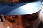 OAKLAND, CA - AUGUST 23: Curtis Granderson #28 of the Detroit Tigers looks on against the Oakland Athletics during a Major League Baseball game on August 23, 2009 at the Oakland Coliseum in Oakland, California. (Photo by Jed Jacobsohn/Getty Images)