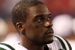 EAST RUTHERFORD, NJ - AUGUST 29:  Jerricho Cotchery #89 of the New York Jets looks on against the New York Giants on August 29, 2009 at Giants Stadium in East Rutherford, New Jersey.  (Photo by Jim McIsaac/Getty Images)