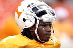 KNOXVILLE, TN - SEPTEMBER 12: Nu'Keese Richardson #7 of the Tennessee Volunteers looks on against the UCLA Bruins on September 12, 2009 at Neyland Stadium in Knoxville, Tennessee. UCLA beat Tennessee 19-15. (Photo by Joe Murphy/Getty Images)