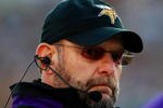 GREEN BAY, WI - NOVEMBER 01:  Head coach Brad Childress of the Minnesota Vikings is seen on the sidelines during the first quarter of the game against the Green Bay Packers at Lambeau Field on November 1, 2009 in Green Bay, Wisconsin. (Photo by Scott Boehm/Getty Images)