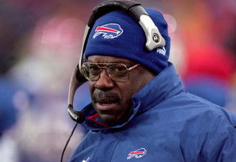 17 Dec 2000:  Assistant Coach Ted Cottrell of the Buffalo Bills watches the action during the game against the New England Patriots at the Ralph Wilson Stadium in Orchard Park, New York. The Patriots defeated the Bills 13-10.Mandatory Credit: Rick Stewart  /Allsport