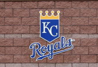 SURPRISE, AZ - MARCH 04: The Kansas City Royals logo is seen outside of the team offices before the spring training game against the Texas Rangers at Surprise Stadium on March 4, 2009 in Surprise, Arizona.  (Photo by Christian Petersen/Getty Images)