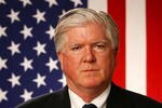 WOODRIDGE, IL - AUGUST 19:  General Manager Brian Burke poses for a portrait during the USA Olympic Men's Ice Hockey Orientation Camp on August 19, 2009 at Seven Bridges Ice Arena in Woodridge, Illinois.  (Photo by Jamie Squire/Getty Images)