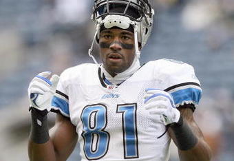 SEATTLE - NOVEMBER 08:  Calvin Johnson #81 of the Detroit Lions walks on the field before the game against the Seattle Seahawks on November 8, 2009 at Qwest Field in Seattle, Washington. The Seahawks defeated the Lions 32-20. (Photo by Otto Greule Jr/Getty Images)