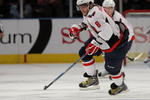 NEW YORK - NOVEMBER 17:  Alex Ovechkin #8 of the Washington Capitals skates against the New York Rangers at Madison Square Garden on November 17, 2009 in New York, New York.  (Photo by Bruce Bennett/Getty Images)