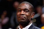 ATLANTA - NOVEMBER 20:  Former player Dikembe Mutombo watches the game between the Atlanta Hawks and the Houston Rockets at Philips Arena on November 20, 2009 in Atlanta, Georgia.  NOTE TO USER: User expressly acknowledges and agrees that, by downloading and/or using this Photograph, User is consenting to the terms and conditions of the Getty Images License Agreement.  (Photo by Kevin C. Cox/Getty Images)