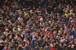 DENVER - OCTOBER 11:  General view of fans dressed for the second coldest game in the history of Coors Field as the Colorado Rockies host the Philadelphia Phillies in Game Three of the NLDS during the 2009 MLB Playoffs at Coors Field on October 11, 2009 in Denver, Colorado.  (Photo by Doug Pensinger/Getty Images)