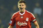 LIVERPOOL, ENGLAND - NOVEMBER 09:  Steven Gerrard of Liverpool celebrates scoring his team's second goal from the penalty spot during the Barclays Premier League match between Liverpool and Birmingham City at Anfield on November 9, 2009 in Liverpool, England.  (Photo by Laurence Griffiths/Getty Images)