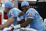 NASHVILLE, TN - NOVEMBER 15:Quarterback Vince Young #10 of the Tennessee Titans is all smiles as his team defeats the Buffalo Bills in their NFL game at LP Field on November 15, 2009 in Nashville, Tennessee.    (Photo by John Sommers II/Getty Images)